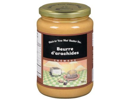 Beurre d Arachides Crémeux Nuts to You 750 g For Discount