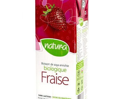 Boisson de Soya Fraise Biologique on Sale