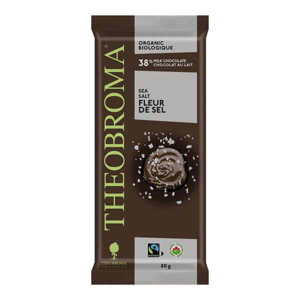 Chocolat au Lait 38% Fleur de Sel Biologique Discount