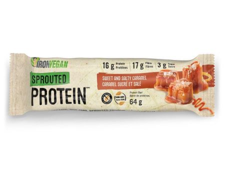 Barre Protéinée Végane Caramel Sucré & Salé Sprouted Protein Online Hot Sale