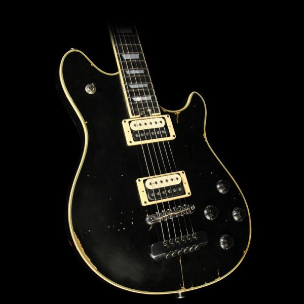 Used EVH Wolfgang Custom Relic USA Electric Guitar Black For Sale