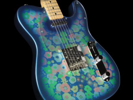 Used Fender MIJ  69 Reissue Telecaster Electric Guitar Blue Flower Paisley For Sale