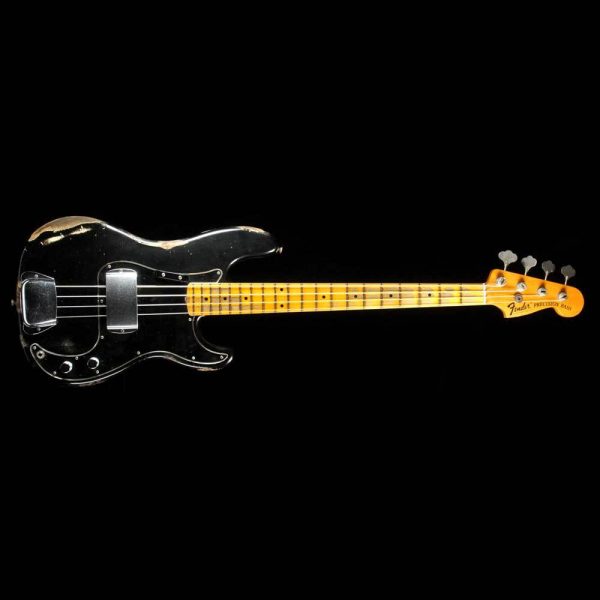 Fender Custom Shop  70s Precision Bass Black Heavy Relic For Discount