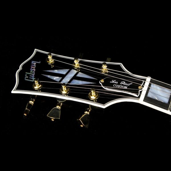 Used Gibson Custom Shop Les Paul Custom Left-Handed Electric Guitar Ebony Sale