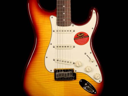 Squier Standard Stratocaster FMT Amber Burst Fashion