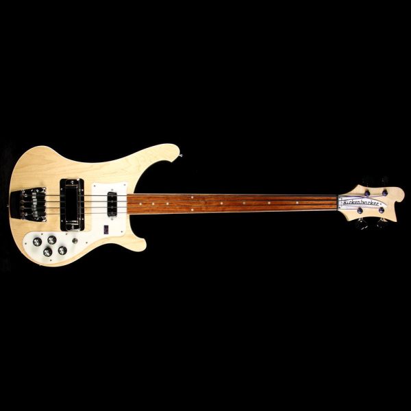 Used 2004 Rickenbacker 4003 Fretless Electric Bass Guitar Natural Supply