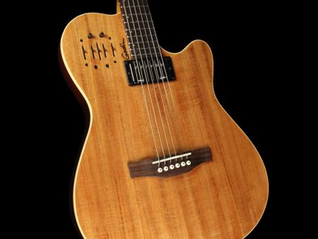 Used Godin Limited Edition Figured Koa A6 Ultra Electric Guitar on Sale