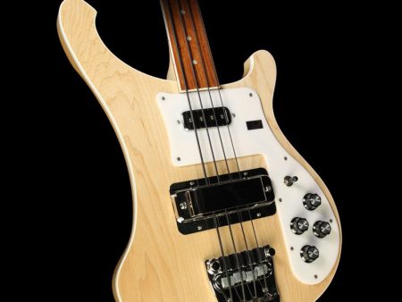 Used 2004 Rickenbacker 4003 Fretless Electric Bass Guitar Natural Supply