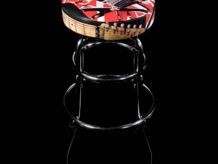 EVH Frankenstein Logo Bar Stool Black Hot on Sale