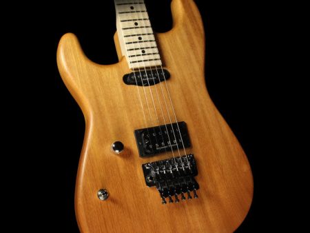 Used 2016 Charvel Custom Shop Music Zoo Exclusive Natural Series San Dimas Mahogany Left-Handed Electric Guitar Natural For Sale