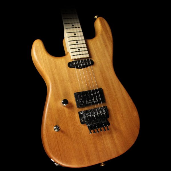 Used 2016 Charvel Custom Shop Music Zoo Exclusive Natural Series San Dimas Mahogany Left-Handed Electric Guitar Natural For Sale