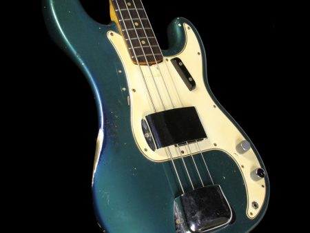 Used 1966 Fender Precision Bass Electric Bass Lake Placid Blue Fashion