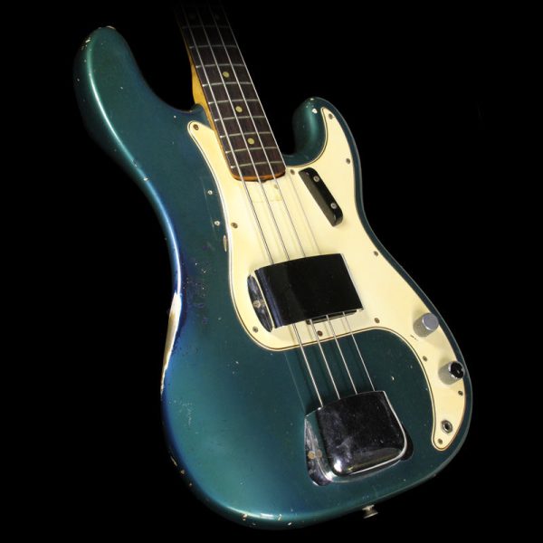 Used 1966 Fender Precision Bass Electric Bass Lake Placid Blue Fashion